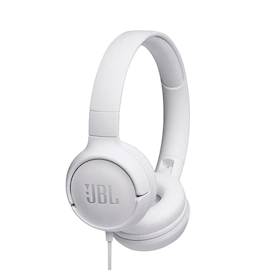 Wired headphones JBL T500 White (JBLT500WHT)